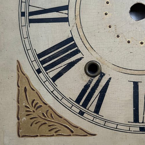 19th-century Wooden Clock Face (#7)