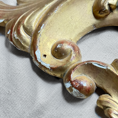 19th-century Italian Gilt Over Door Architectural Element