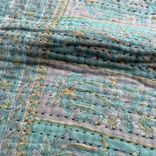 Vintage Sari Baby Blanket (JFB-07)