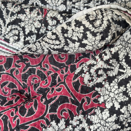Vintage Sari Double Bedcover (#07-07)