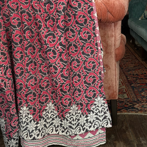 Vintage Sari Double Bedcover (#07-07)