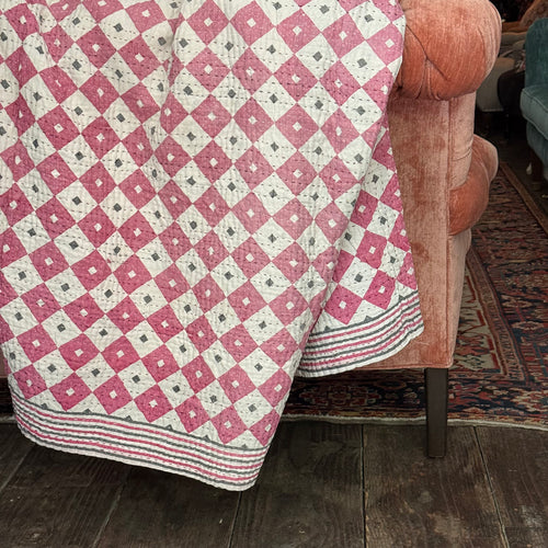 Vintage Sari Double Bedcover (#07-07)