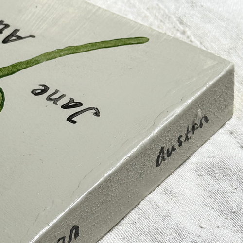 Leanne Shapton "Persuasion" Painted Wooden Book