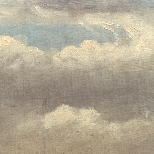 19th-century Clarkson Stanfield "Genoa" Coastal Seascape Painting