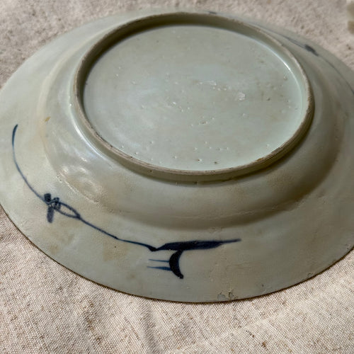 Late 17th-century Kangxi Period Porcelain Shipwreck Plate (#5)