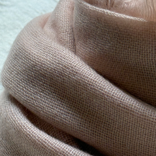 Noble Fibre Cashmere Gauze Scarf in Mauve ("M")