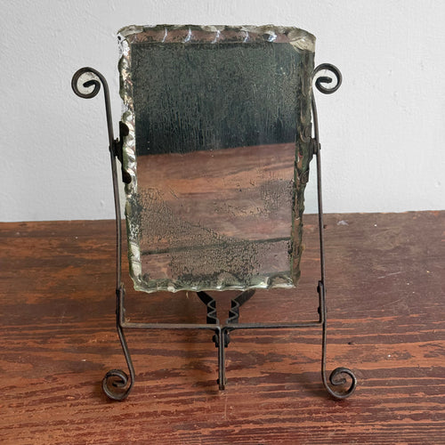19th-century Small Shaving Mirror #7