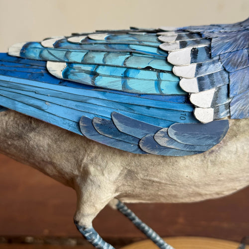 Papier-Mâché Blue Jay