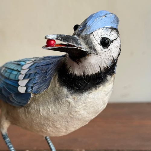 Papier-Mâché Blue Jay