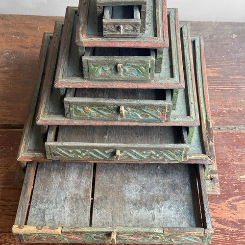 19th-century Tiered Bothekan Box