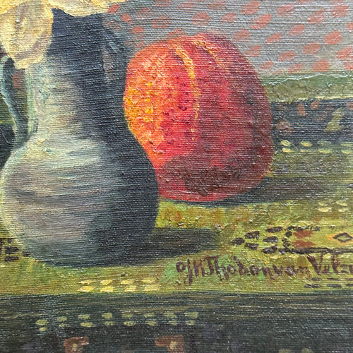 Mid 20th-century Dutch Floral Still Life Painting