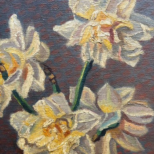 Mid 20th-century Dutch Floral Still Life Painting