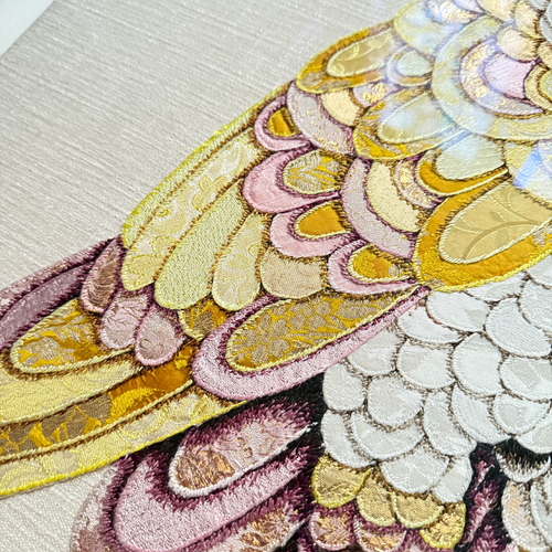 "Love & Hope" Pair of Hand Embroidered Owls by Zara Merrick