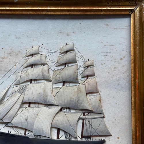 19th-century American Ship Diorama