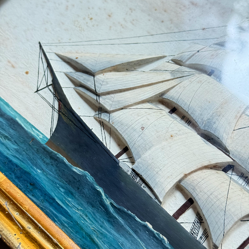 19th-century American Ship Diorama