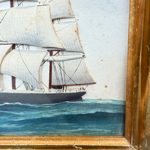 19th-century American Ship Diorama