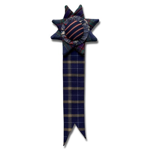 Vintage Dead Stock Ribbon Rosette Pin #7