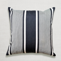 Custom 19th-century French Ticking Pillow (#3-04)
