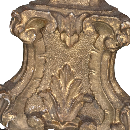 Pair of Early 18th-century Austrian Gilt Candlesticks