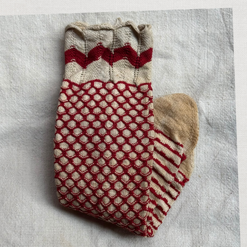 Pair of Antique German Socks (#8)