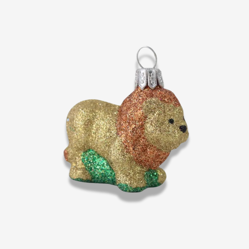Small Bedazzled Lion Ornament