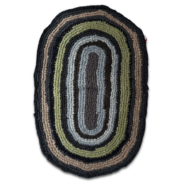 Olly Crocheted Vintage Wool Suit Rug #8