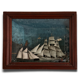 Early 20th-century American Ship Diorama