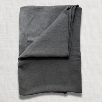 Charvet Editions Heavy Linen King Bedcover in Gray