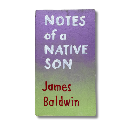 Leanne Shapton "Notes of a Native Son" Painted Wooden Book