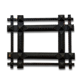 Early 20th-century Tramp Art Frame
