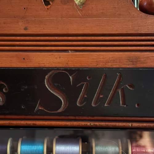 Early 20th-century Belding’s Silk Spool Thread Display Cabinet