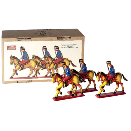 Limited Edition Set of 3 Tin Riding Soldiers