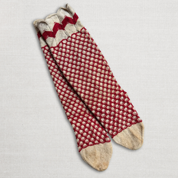 Pair of Antique German Socks (#8)
