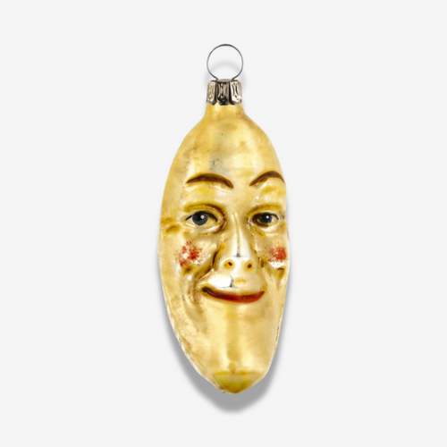 Yellow crescentì Moon Ornament