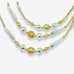 Silver & Gold Beaded Garland