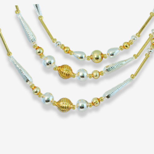 Silver & Gold Beaded Garland