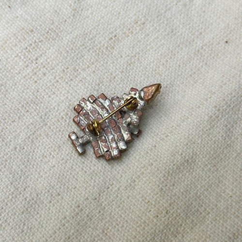 Crystal Light Green Tree Brooch