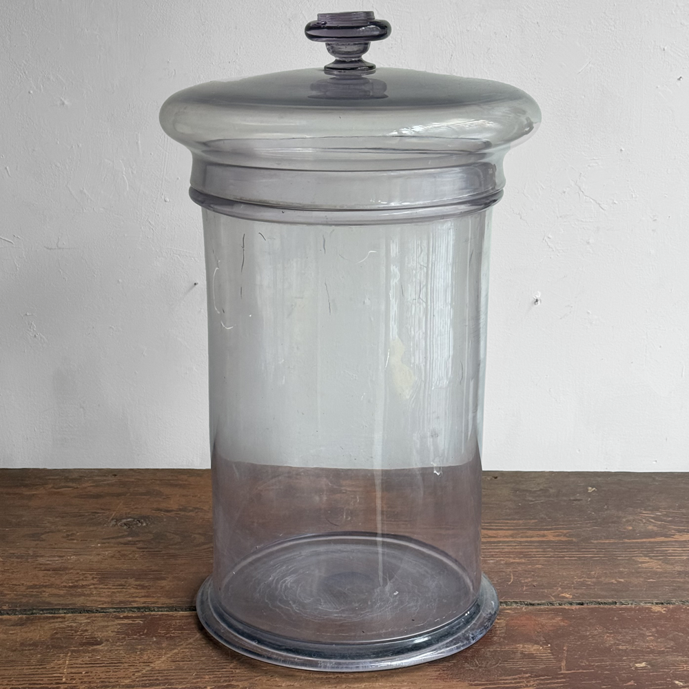 Large 19th-century French Lidded Jar (19B)
