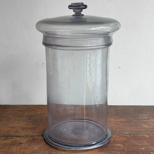 Large 19th-century French Lidded Jar (19B)