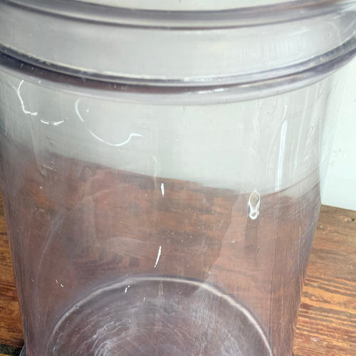 Large 19th-century French Lidded Jar (19B)