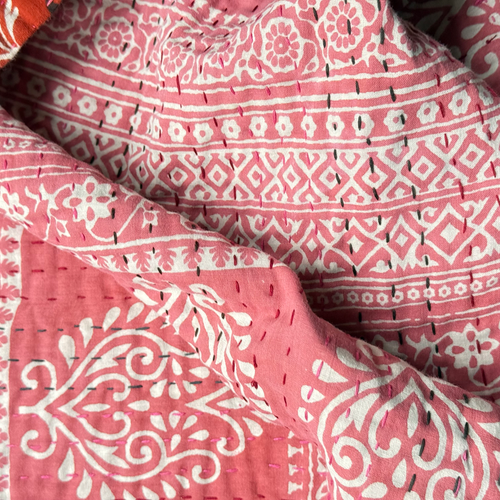 Vintage Sari Throw (#11-8)