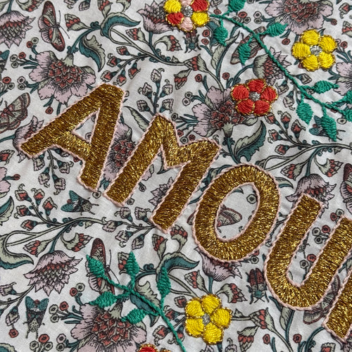 CSAO Kossiwa "Amour" Embroidered Tote Bag (CS-8-8)