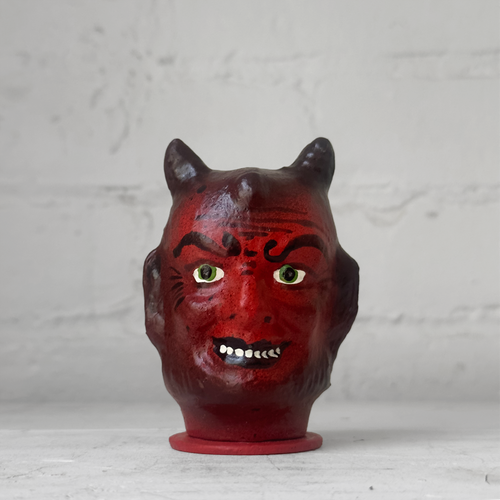 Nostalgic Papier-Mâché Devil Head