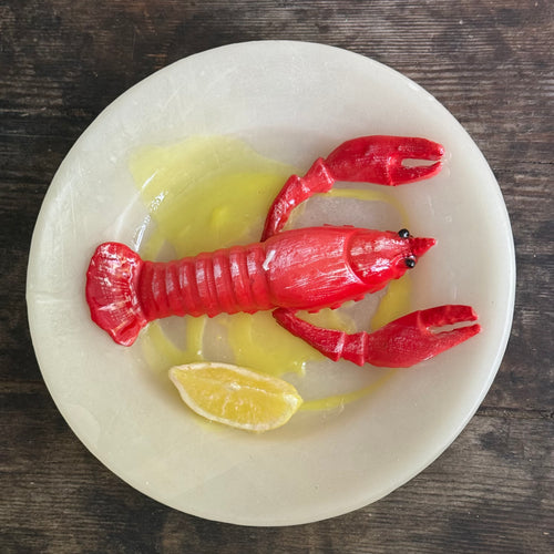 Astice con Olio e Limone Lobster Plate with Oil and Lemon Candle