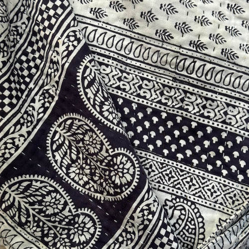 Vintage Sari Treble Bedcover (07-08)
