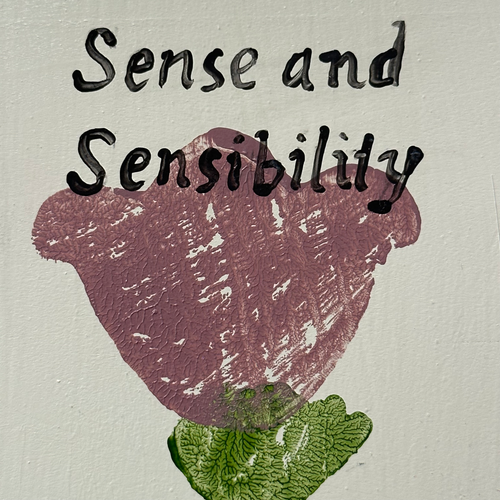 Leanne Shapton "Sense and Sensibility" Painted Wooden Book