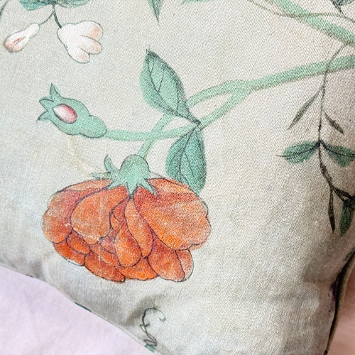 Custom John Derian for Pierre Frey "Le Paravent Chinois" Pillow in Original Green (#26)