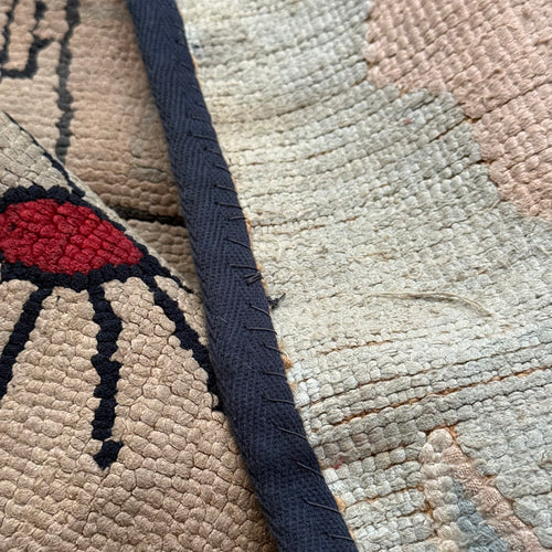 Vintage "House Peeps" Rag Rug