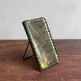 19th-century Small Shaving Mirror #8