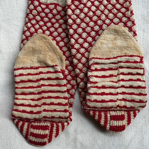 Pair of Antique German Socks (#8)